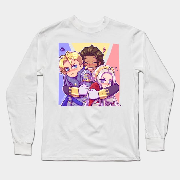 Three Hopes Long Sleeve T-Shirt by vreemdear